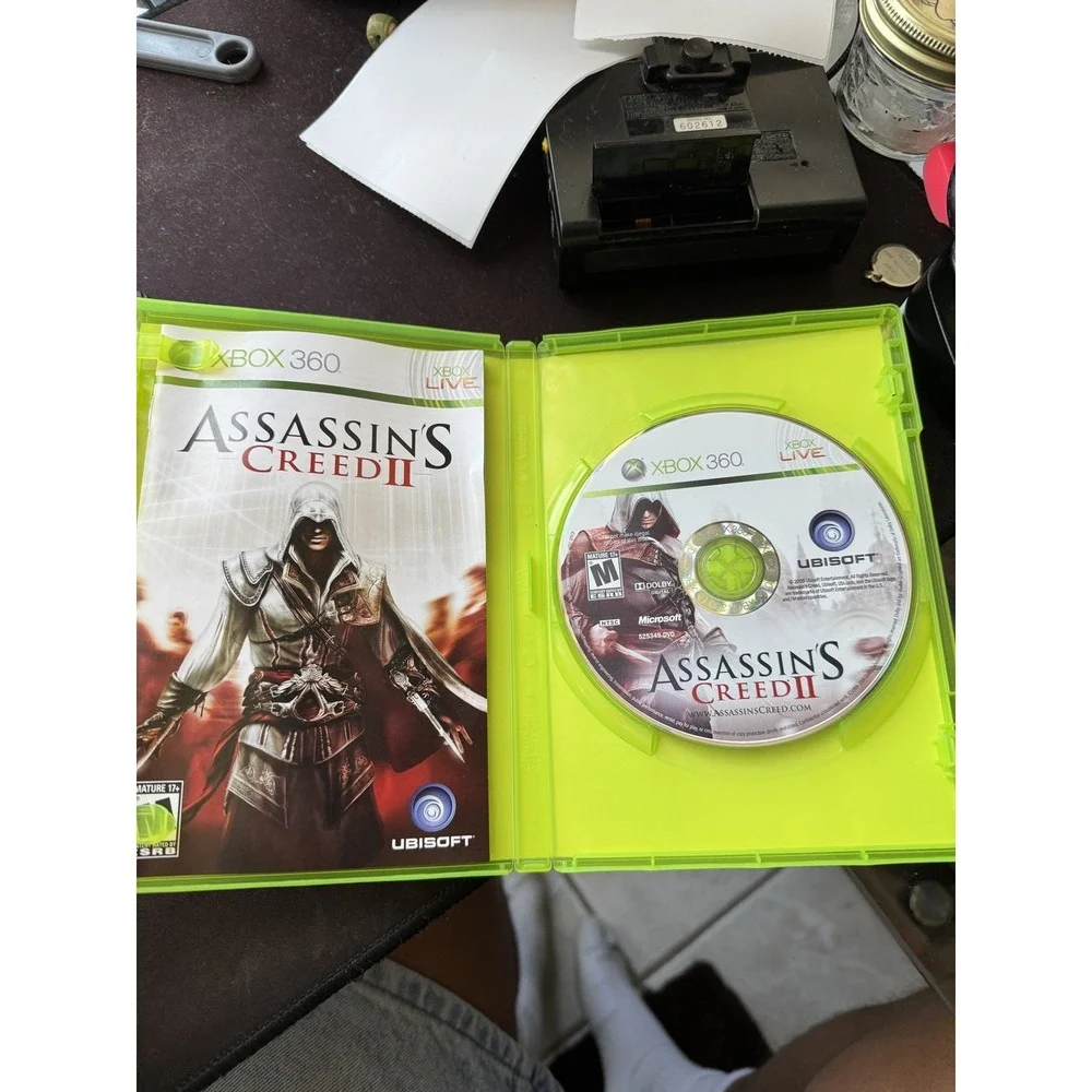 Assassins Creed II 2 Xbox 360 Ubisoft Action Adventure Game CIB Complete Manual